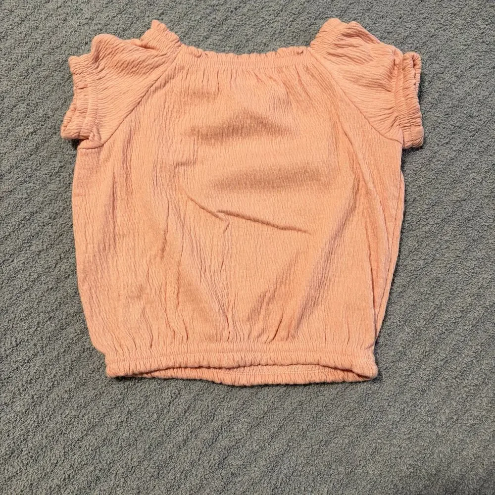 Carter’s -Baby Girl 3M -Pink Gauze Top Shorts Set -Ruffle Cotton Summer Outfit